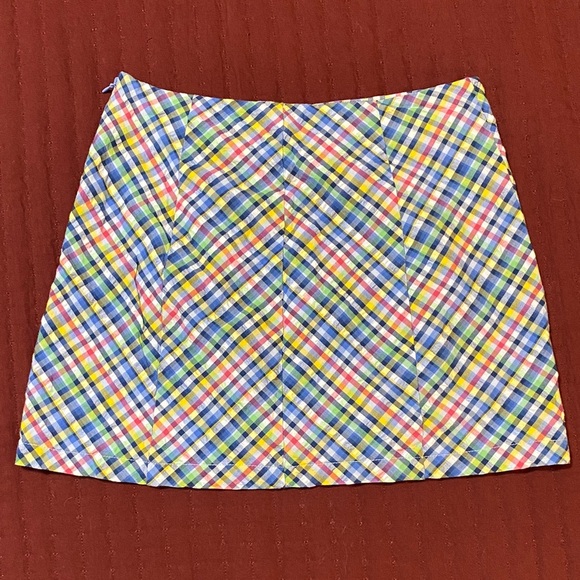 Urban Outfitters Plaid Mini Skirt Small Petite - Picture 2 of 11